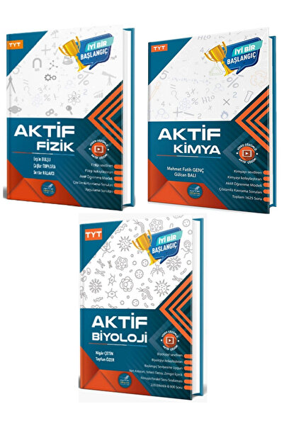 Evrensel İletişim Yayınları Aktif Öğrenme TYT Aktif FİZİK + KİMYA + BİYOLOJİ ...