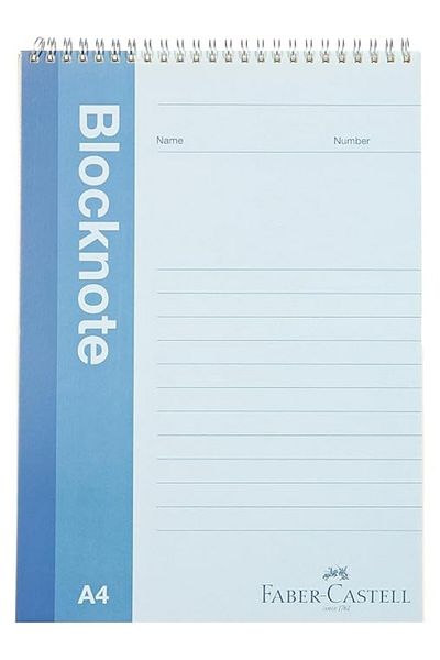 ShopZum Metallic Color Memo Pad, A4, 80 Sheets, Plain Pages, Cardboard Cover, Spiral Binding, 70g