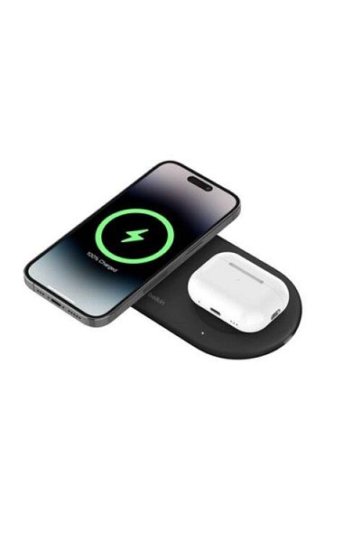 Belkin Statie de incarcare magnetica Belkin BoostCahrge 3-in-1 WIZ021vfBK, 15W, Wireless (Negru)