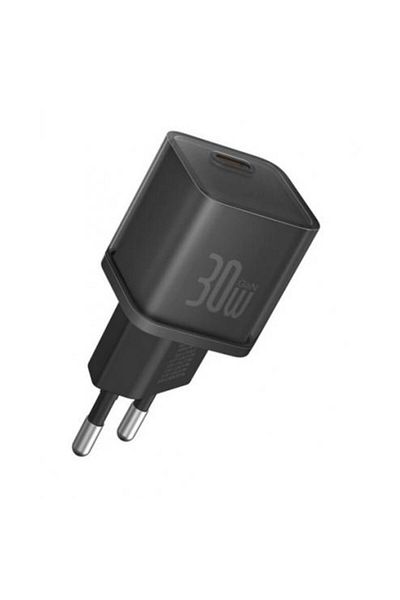 Baseus Baseus GaN5S Power Adapter, 30 W, 3 A, USB-C (Black)