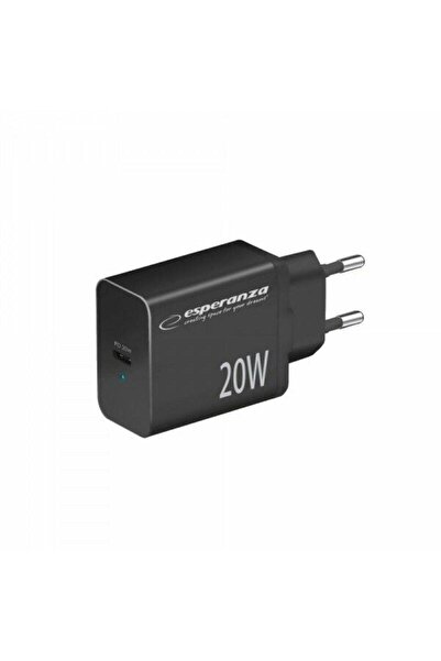 ESPERANZA Incarcator retea Esperanza EZC104K, 20W Usb-C PD, Negru