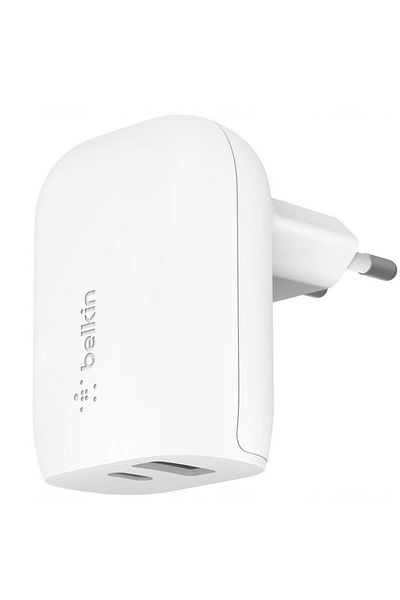 Belkin Incarcator retea Belkin WCB007VFWH, 32W, USB-C (Alb)