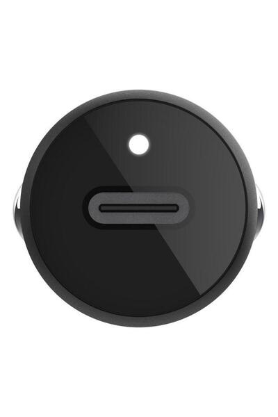 Belkin Belkin BoostCharge CCA004bt1MBK-B6 Car Charger, 30 W, USB-C, USB-C to USB-C Cable 1m (Black)