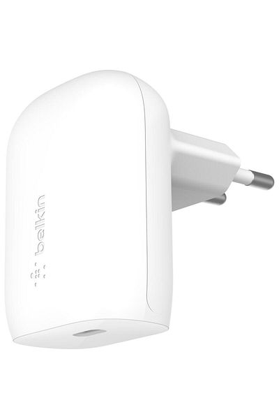Belkin Belkin Boost Charge 30W PD PPS Power Adapter + USB-C TO USB-C CABLE, White