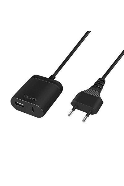 LogiLink Incarcator retea 220V Logilink PA0256, 1 x USB-C, 1 x USB-A, maxim 2...