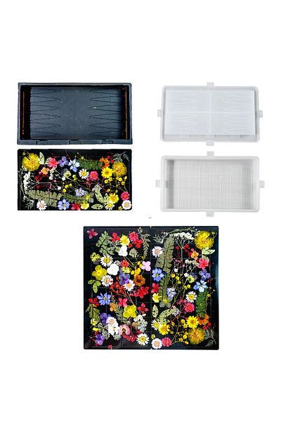 TT Tahtakale Toptancıları Epoxy Silicone Mold Backgammon and Checkers Board