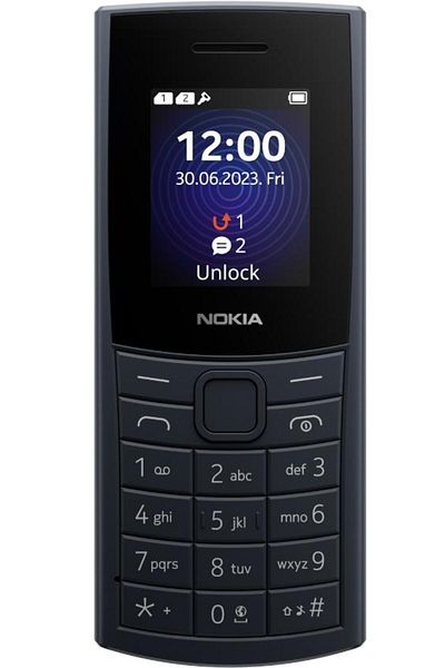 Nokia 110 4G (2024) Dual SIM, Blue - Compact Mobile with 1.77" Display, 4G Connectivity