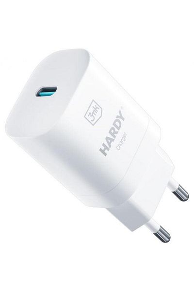 3MK 3MK Hardy GaN Network Charger, 33W Quick Charge, 1x USB Type-C (White)