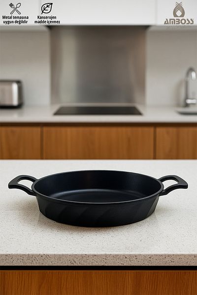 Amboss Vento Fireproof Non-Stick Titanium Coated Omelette Pan 18 cm