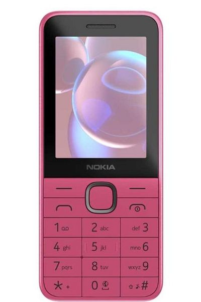 Nokia 225 4G 2024 Dual SIM LTE Mobile Phone, 2.4" TFT Display, Rose