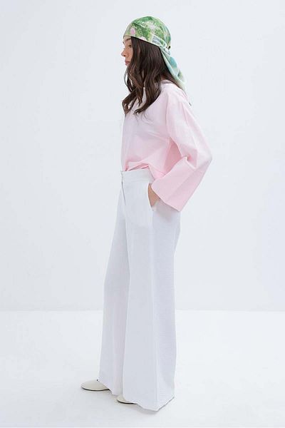 ALLDAY White-Wide Leg Pants