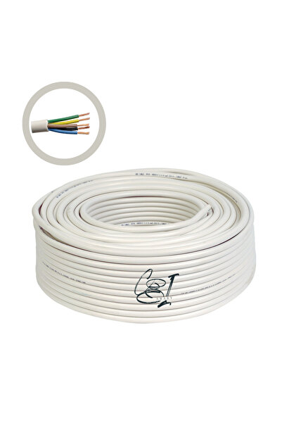 COBI SMART® Premium electric cable 5x1.5 mm², 100 m, white - COBI SMART®