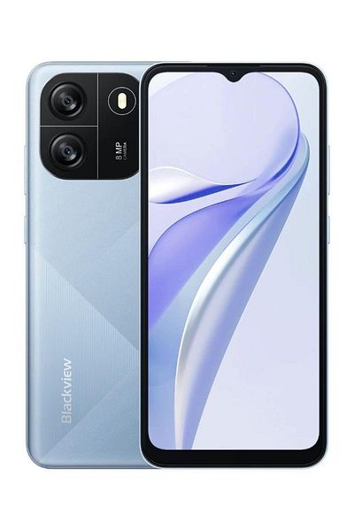 Blackview Wave 6C, 6.5" Display, 2GB RAM, 32GB Storage, Dual SIM, Android 13 Go, Blue