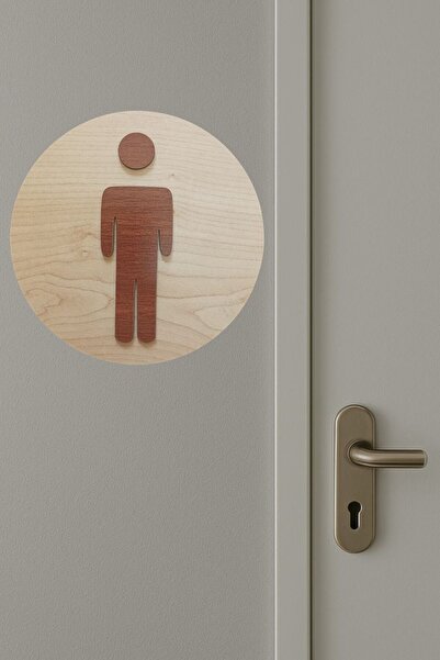 Şirin Lazer Fly Wc Diversion Sign Wood Mdf