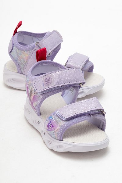 mnpc Girl's Lilac Lighted Anatomical Lightweight Daily Sandals