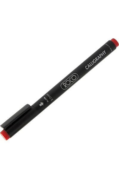 Roco Calligraphy Pen Chisel 2mm Red