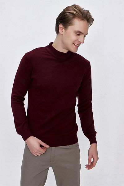 Morven Basic Dynamic Fit Relaxed Fit Half Turtleneck Knitwear Sweater