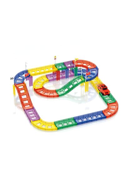 rexa Magnetic Building Track Play Set for Kids