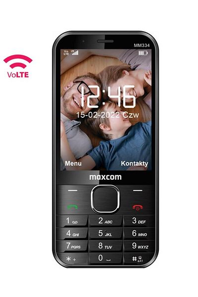 MAXCOM Classic MM334, Single SIM, 4G Mobile Phone, 3.2" Display, Black