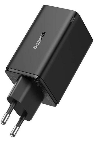 Baseus Baseus GaN 6 Pro USB-C Power Adapter, 65 W, 3.25 A, 2 USB-A, 2 USB-C, USB-C cable (Black)