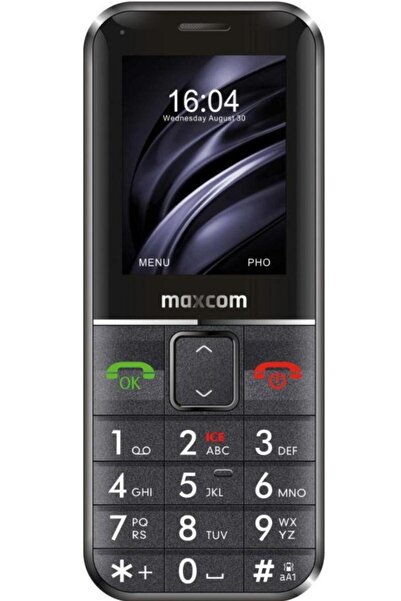 MAXCOM Telefon mobil cu localizare GPS și brățară SOS Comfort MM735, butoane mari, negru