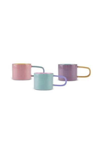 Karaca Dora 3-Piece Mug Set 270 ml