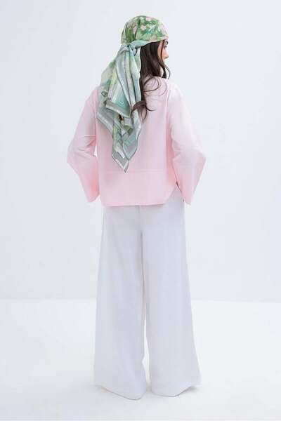 ALLDAY White-Wide Leg Patterned Trousers