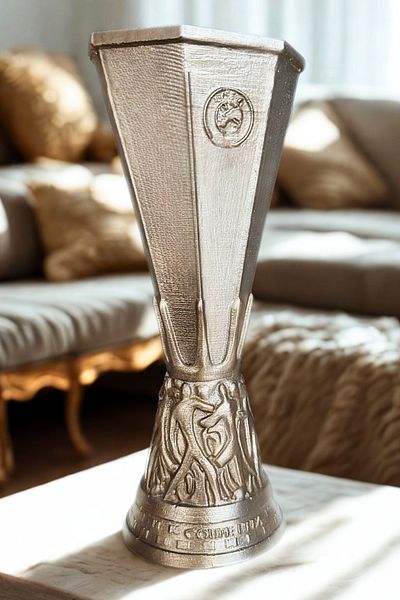 Craft3D Atölye 100% Concrete Uefa Cup 20 cm and World Cup 15 cm Award Figurine