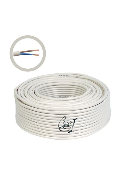 COBI SMART® Cablu electric 2x2.5 mm², 100 m, alb - COBI SMART®