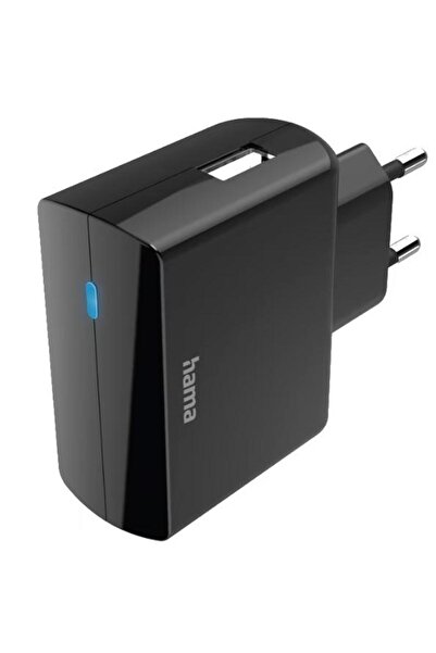 Hama Φορτιστής ρεύματος Hama 201646, USB-A, 12 W (Μαύρο)
