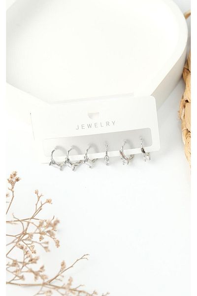Jack Ferrero Steel Multi Women's Earrings