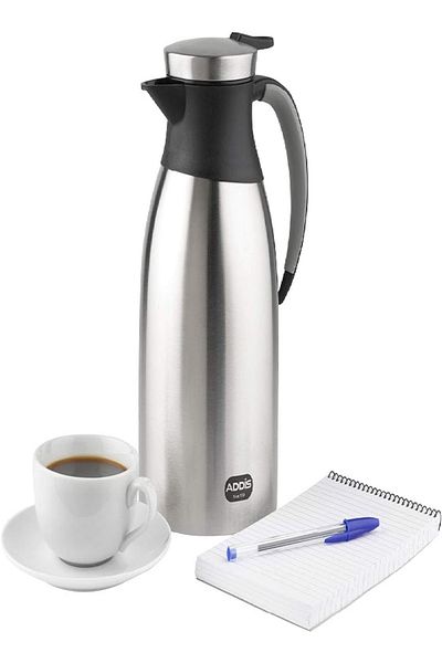 Addis Diplomat Vacuum Jug 2 Litres – Stainless Steel/Black, Model 517469 (629181600)