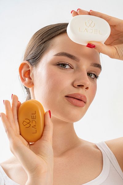 Lajel Premium 2-Piece Soap Set Collagen + Kojic Acid Special Mold