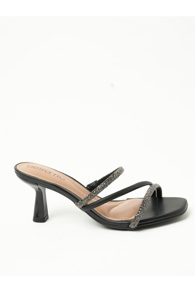 Beira Rio Ladies Party Sandals Black | Made In Brazil