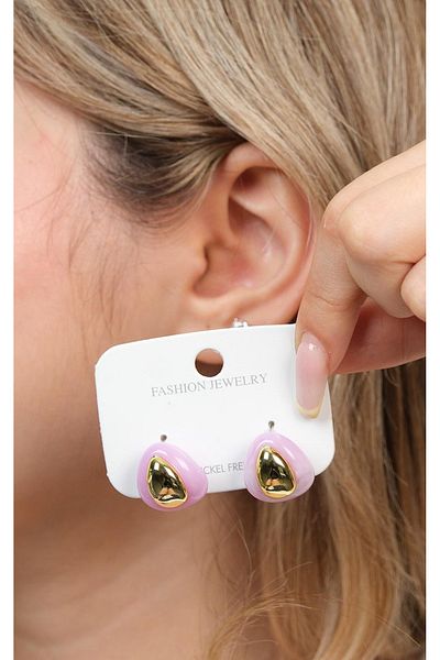 Jack Ferrero Colorful Steel Women's Earrings