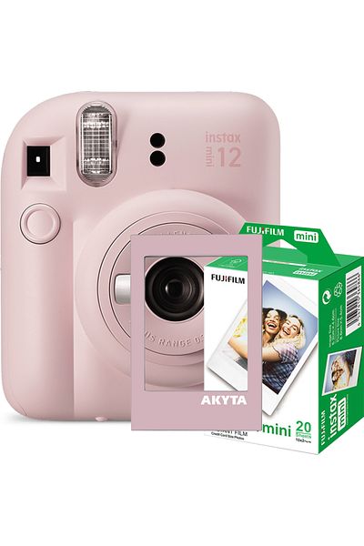 Fujifilm Fujifilm Instax mini 12 instant camera, Mint Green with magnetic frame and 20 films