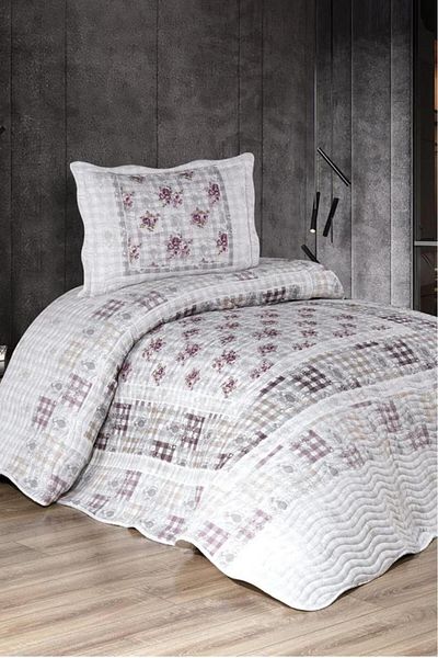 Çeyiz Diyarı Nivalis Printed Quilted Single Bedspread