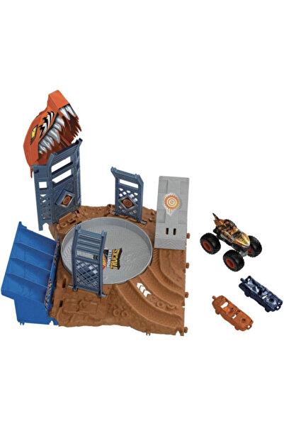 mattel Playset Hot Wheels Monster Trucks - Arena Smashers, Spin-out challenge