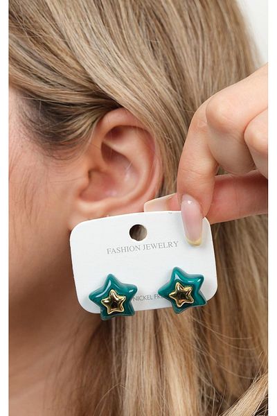 Jack Ferrero Colorful Steel Women's Earrings