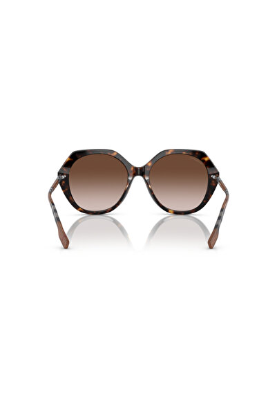 BURBERRY Women Irregular Madeline Sunglasses- Be 4375 - Lense Size:55mm - Dark Havana