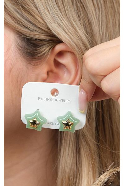 Jack Ferrero Colorful Steel Women's Earrings