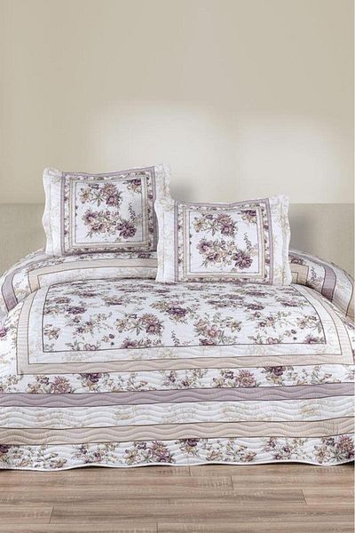 Çeyiz Diyarı Elora Printed Quilted Double Bedspread