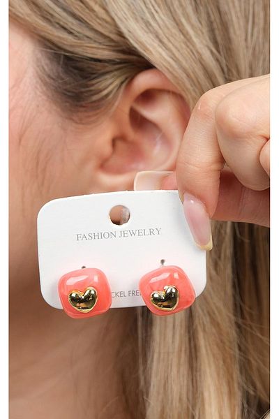 Jack Ferrero Colorful Steel Women's Earrings