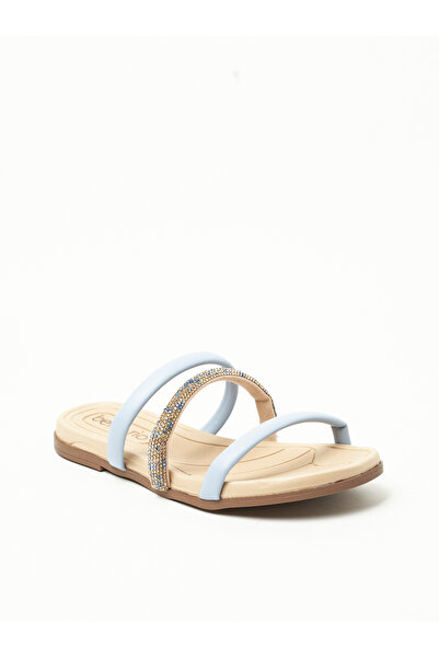 Beira Rio صنادل جينز نسائية مسطحة | صنع في البرازيل