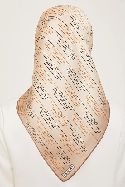 Armine E24Ya9142D0252 Dj Pure Silk Scarf 9142D (t)