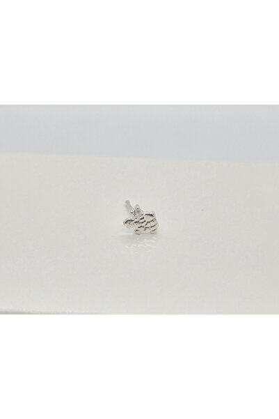 Set 925 Ayar Gümüş Zirkon Taşlı '' KAPLUMBAĞA '' Hızma ( En: 3 mm Boy : 5 mm )