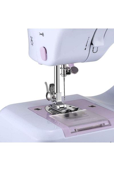 SIKS K1127 SIKS Sewing Machine, 12 Stitch Types, Power Supply Plug or Batteries, Accessories Included