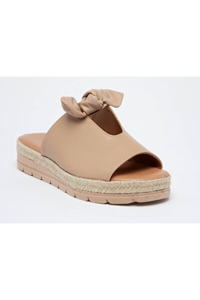 VİZZANO Vizzano Ladies Wedge Sandals Beige | Made In Brazil