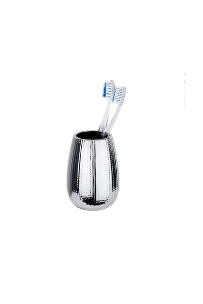 Wenko Dakar Chrome Plated High Quality Bathroom Tumbler Silver 11.6 x 8.3cm