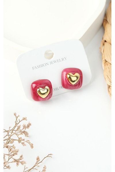Jack Ferrero Colorful Steel Women's Earrings